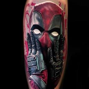 Deadpool Realism tattoo